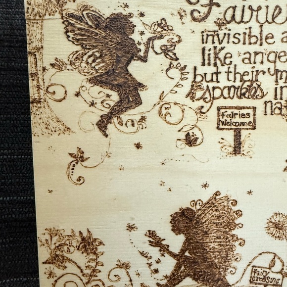 Wooden keepsake box with Fairy Design - Picture 2 of 4